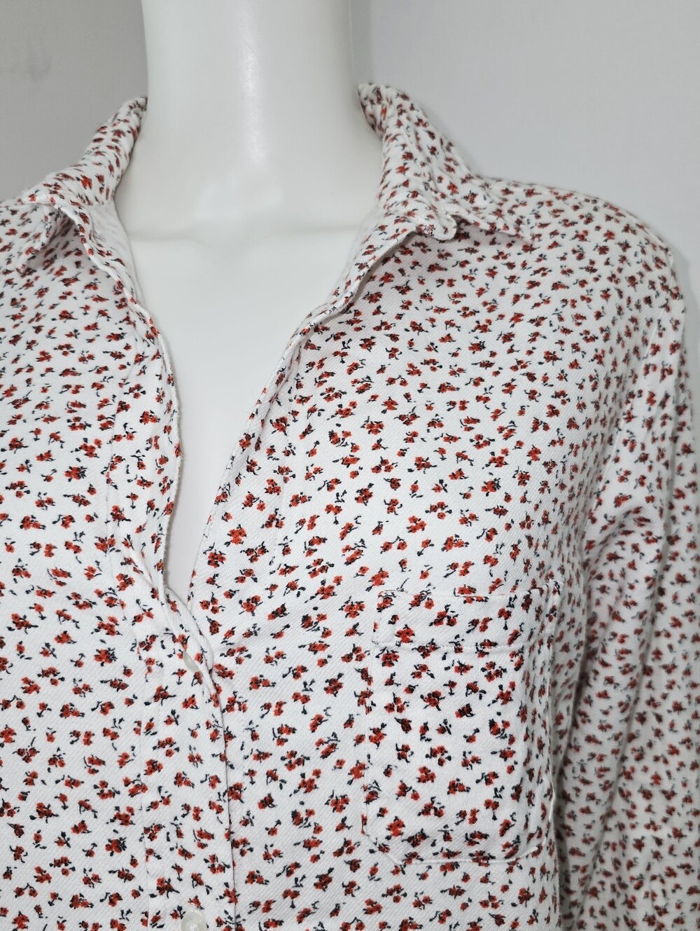 Grayson The Hero Shirt 4 L Flannel Floral Button Down Top Frank & Eileen Long Sl - Picture 3 of 12